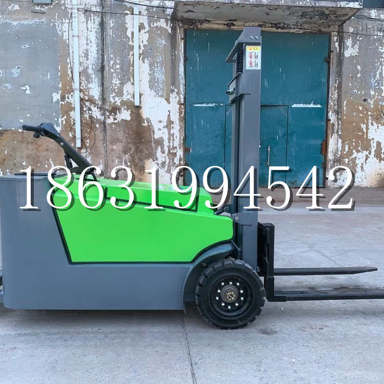 错那县小型电动叉车1吨2吨步行站驾式电瓶堆高充电装卸车液压升降车铲车
